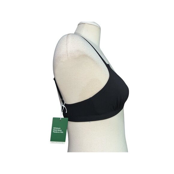 Halara High Stretch Cross Front Lounge Underwear Bra Sz XS Womens Black - Picture 4 of 13
